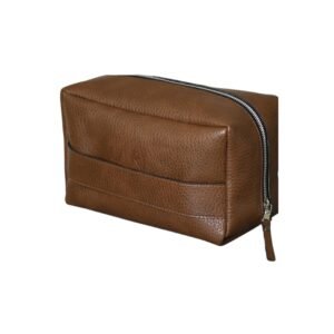 Herrenkosmetiktasche aus echtem Leder – Bild 4