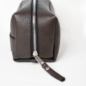 Herrenkosmetiktasche aus echtem Leder – Bild 6