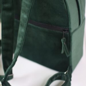 Samt-Rucksack (Farbwahl) – Bild 11