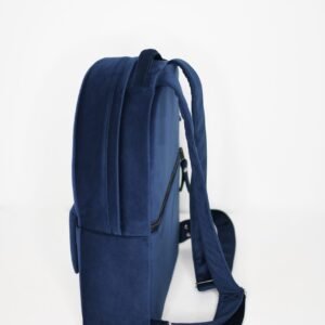 Samt-Rucksack (Farbwahl) – Bild 5