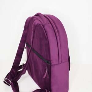 Samt-Rucksack (Farbwahl) – Bild 16