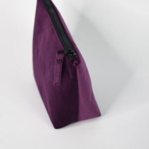 Samt-Kosmetiktasche Farbauswahl – Bild 4