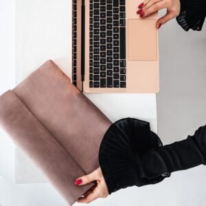 Samt-Laptophülle „Samtiger Himmel“