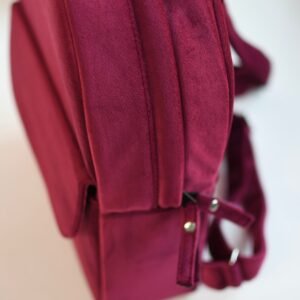 Samt-Rucksack (Farbwahl) – Bild 19
